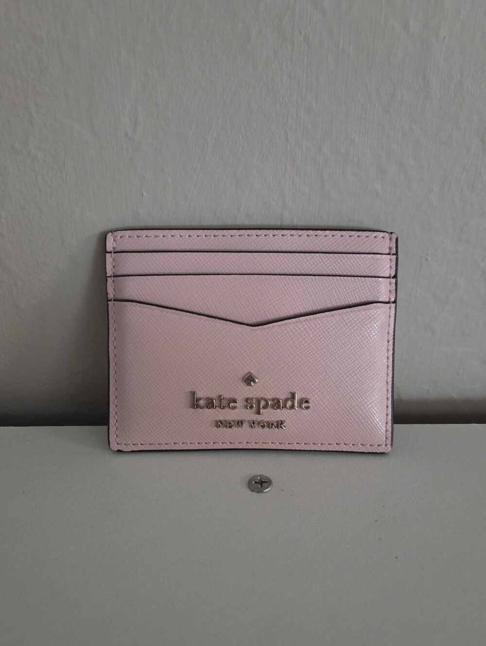 Kate Spade Light Baby Pink Card Holder Wallet